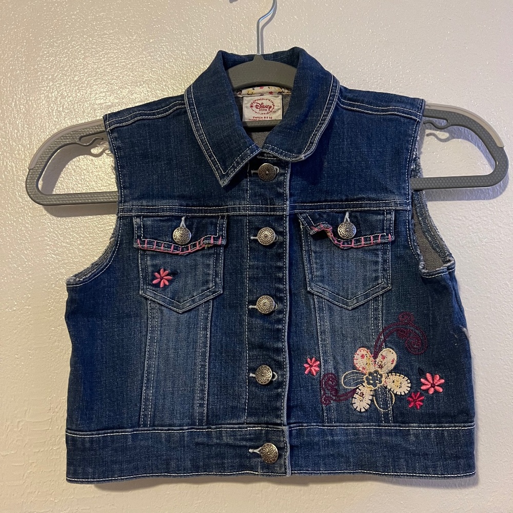 Girls Jean Vest Size 10